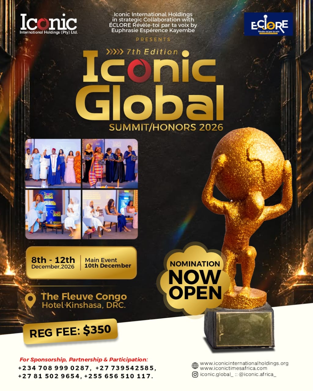 ICONIC GLOBAL SUMMIT/HONORS 2026 — 7TH EDITION