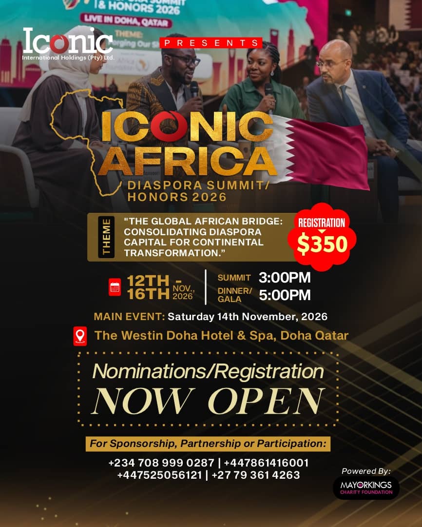ICONIC AFRICA DIASPORA SUMMIT/HONORS 2026