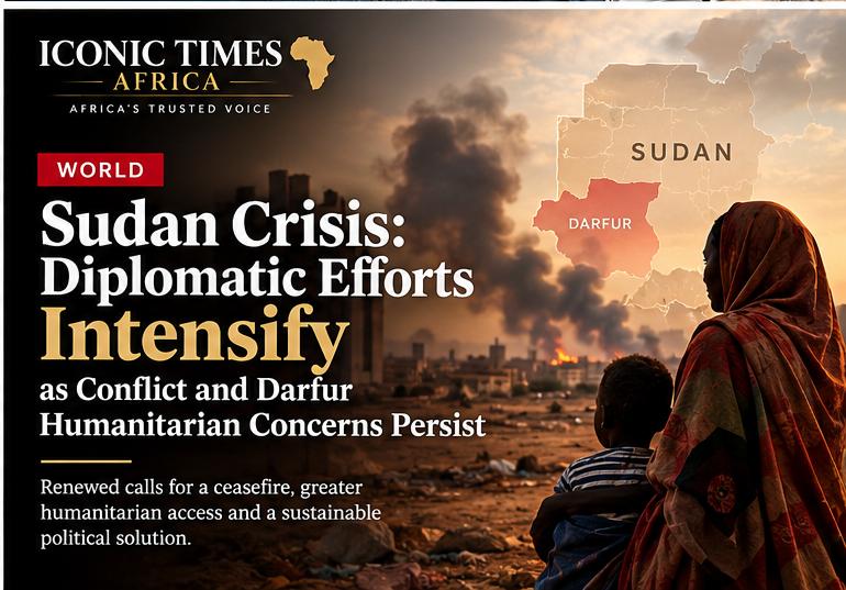 Sudan Crisis: Diplomatic Efforts Intensify as Conflict and Darfur Humanitarian Concerns Persist
